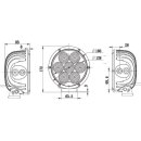 LED UltraLux Fernscheinwerfer DL009-C Kombo 10°+ 60° ECE