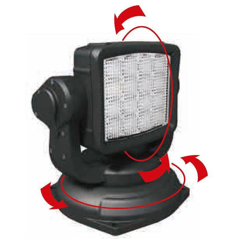 LIGHTPARTZ LED Suchscheinwerfer Fernbedienung 10° 800m weiß