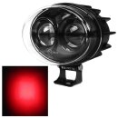 LIGHTPARTZ® RED SAFETY LIGHT LED Gabelstapler Flurförderzeug - Warnlicht Rot Spot 6W 9-80V
