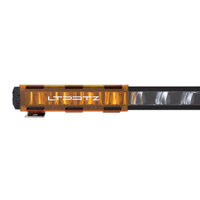 Click-On Cover with Logo amber Flat-X