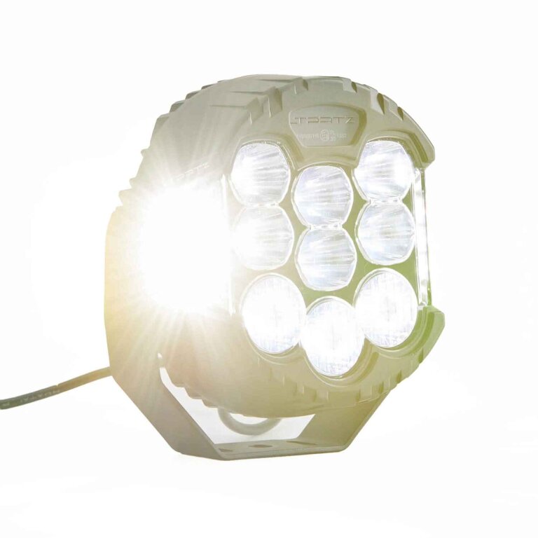7 Fernscheinwerfer Rave-X mit BACKLIGHT orange