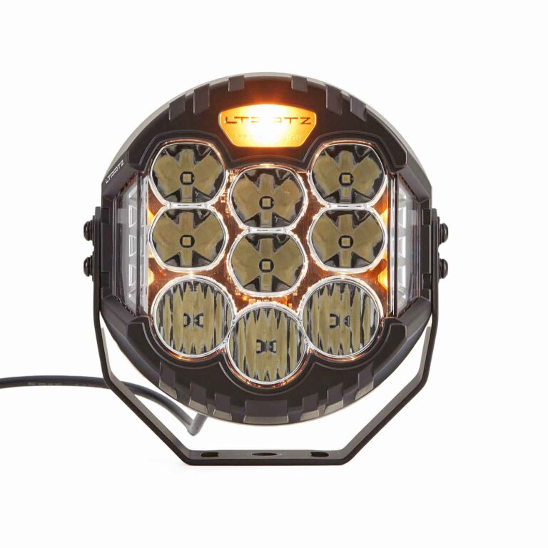 7 Fernscheinwerfer Rave-X mit BACKLIGHT orange