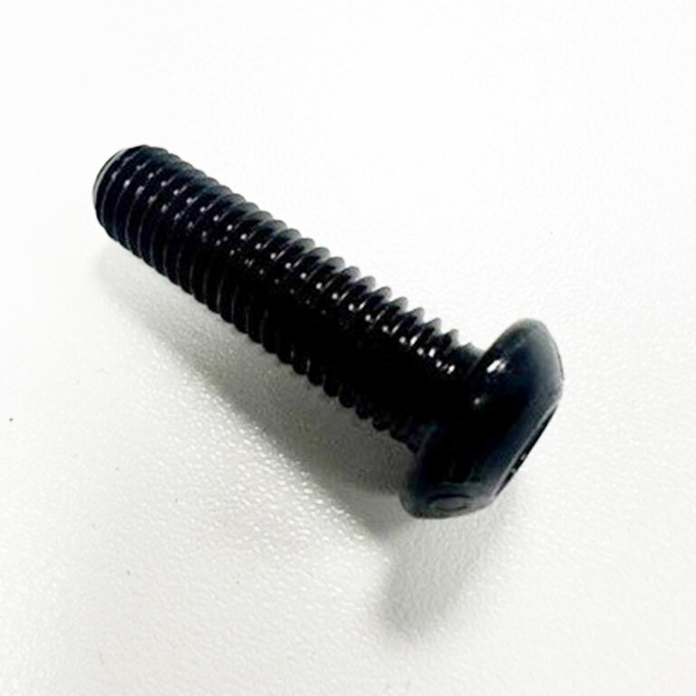 Linsenkopfschraube mit Innensechskant ISO 7380-1 M8 schwarz brüniert