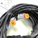 Kabelbaum für zwei Zusatzscheinwerfer mit 4 Pin DT Stecker - NUR PASSEND für Scheinwerfer LP-TRX3-7E und LP-RRDL9E-BL