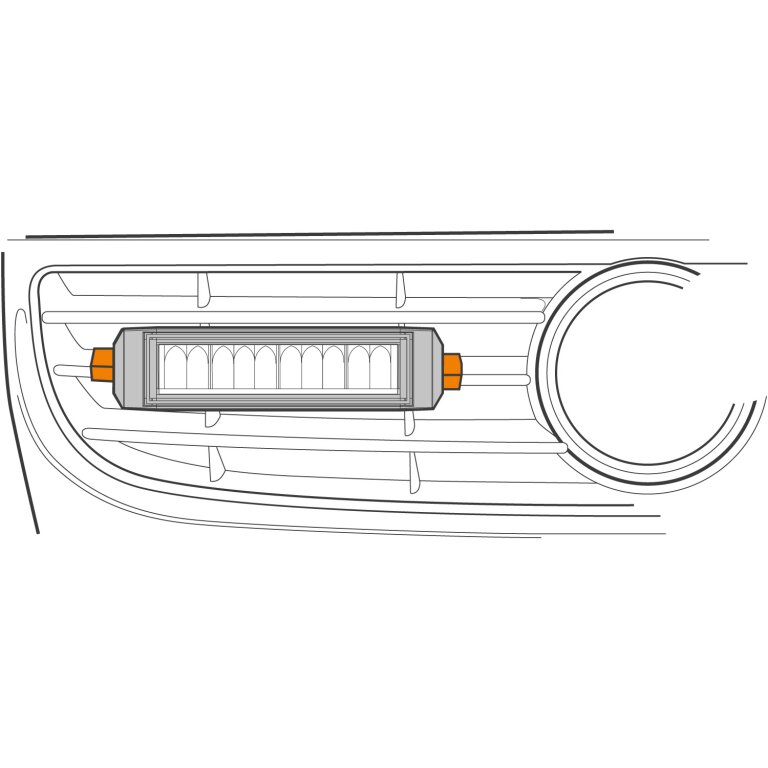 VW T5.1 Multivan - Kühlergrill-Integrationskit Standard