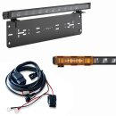 Bundle: License Plate Holder + 23 Inch Flat-X + Wiring...