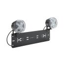 Spar-Set: Kennzeichenhalter + 2x X-Type 5 Zoll + Kabelsatz + Abdeckkappen