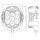 Spar-Set: 2x RAVE-X 7 Zoll WHITE + Kabelsatz + Abdeckkappen AMBER