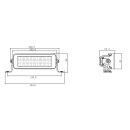 Spar-Set: 2x TRX 3.0 7 Zoll AMBER  Fernscheinwerfer Lightbar + Kabelsatz (4-Pin)