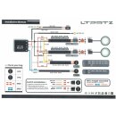 Spar-Set: 2x TRX 3.0 7 Zoll AMBER  Fernscheinwerfer Lightbar + Kabelsatz (4-Pin)