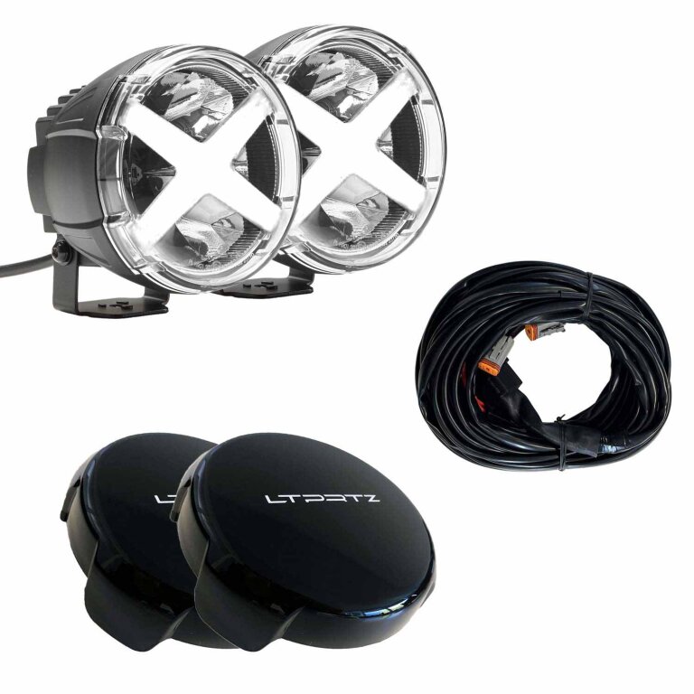 Bundle-Deal: 2x X-TYPE 5 Inch + Wiring Harness + Cover