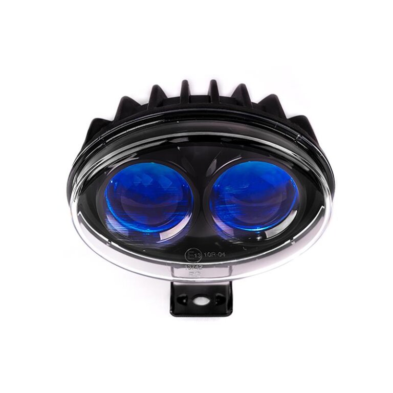 6W Warnlicht 10 Blau ECE